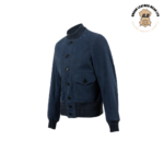Short Navy blue A-1 Flying jacket | Urban Leather Wear