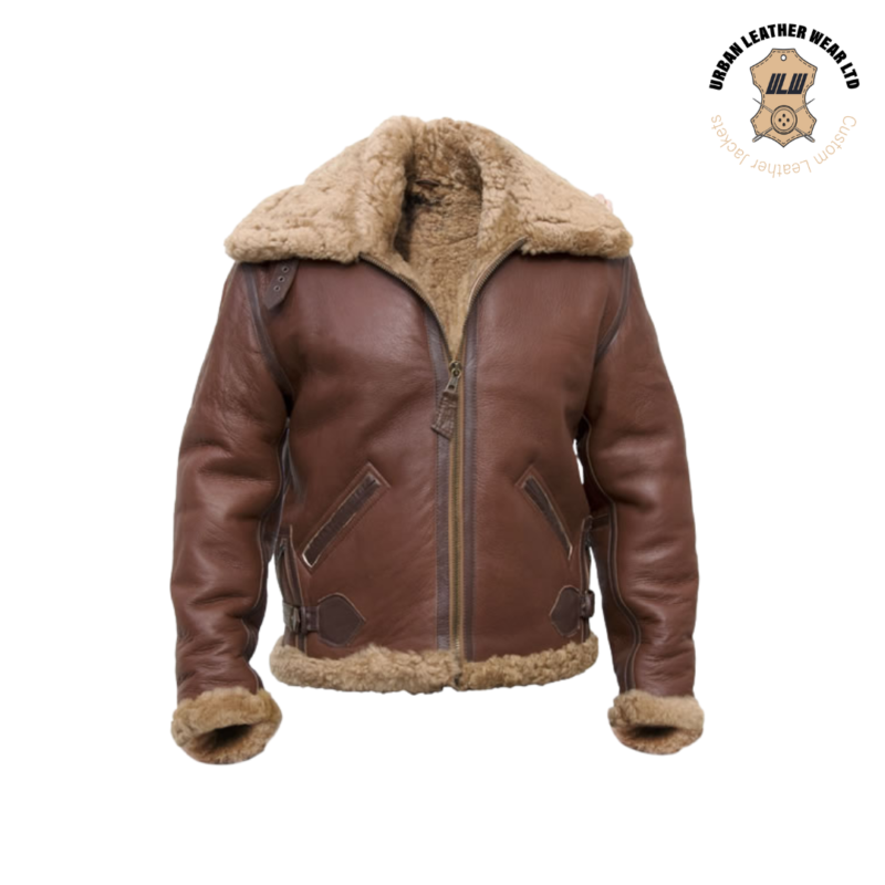B-6 Leather Flight Jacket Brown | Urban Leather Wear