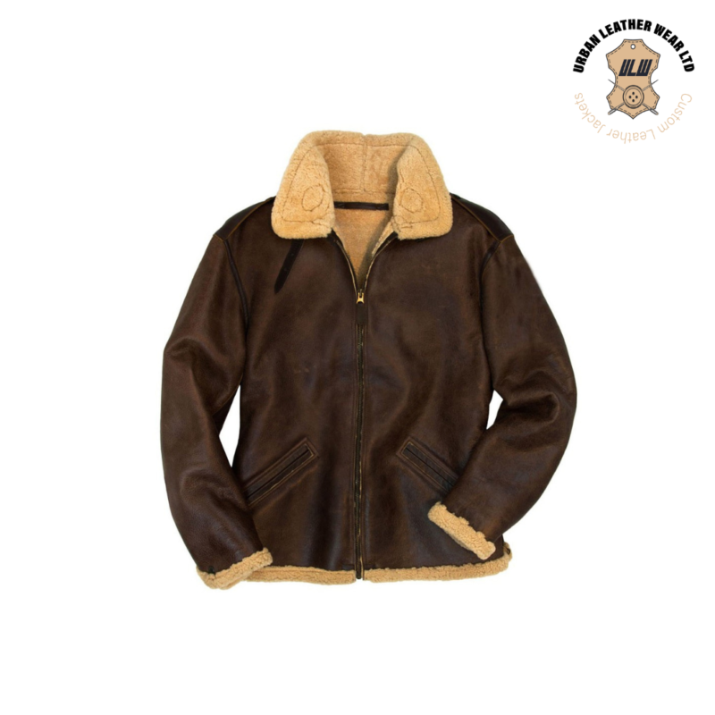 Leather Flight Jacket B-6 Military Style | Urban Leather Wear