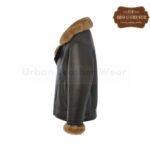 B3 Men Bomber RAF Flying Leather Shearling Jacket (Brown) | Urban Leather Wear