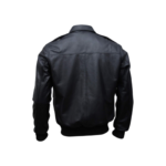 Black A-2 Casual Leather Jacket | Urban Leather Wear
