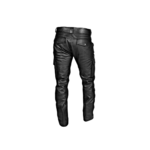 Leather Biker Pants – Cargo Pockets Trousers | Urban Leather Wear