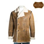 Brown Shearling Leather Men Coat | Urban Leather Wear