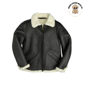 Men B-6 Shearling Bomber Jacket