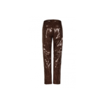 Croc Leather Jeans coffee brown | Urban Leather Wear