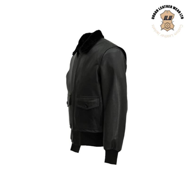 Black G-1 Navy Flight Jacket | Urban Leather Wear