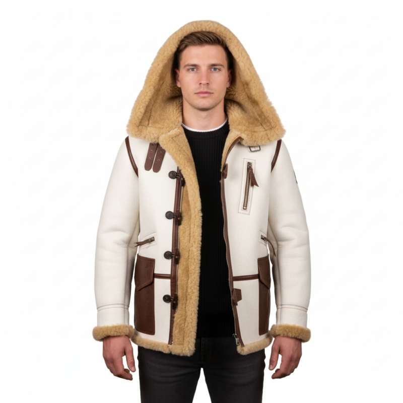 USAAF Type B-7 Flight Jacket White | Urban Leather Wear