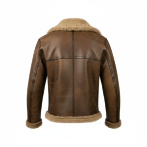 Arnold Schwarzenegger RAF B6 Shearling Leather Bomber Flying Jacket | Urban Leather Wear