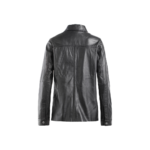 Ladies Black Leather Shirt – Over Shirt | Urban Leather Wear