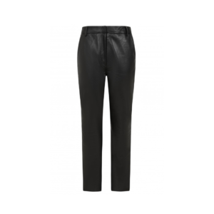 Ladies Slim Leg Leather Trouser