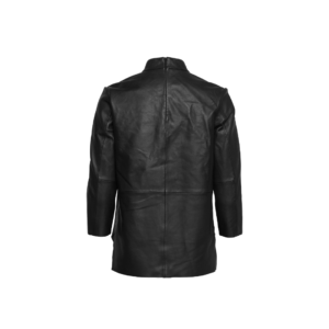 Leather Long sleeved blouse Black | Urban Leather Wear