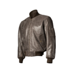 Leather MA-1 Flight Jacket brown | Urban Leather Wear