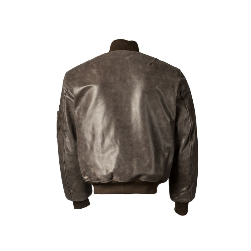 Leather MA-1 Flight Jacket brown | Urban Leather Wear