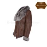 Luxury Women Leather Shearling Jacket | Urban Leather Wear
