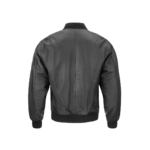 MA-1 Black Leather Flight Jacket | Urban Leather Wear