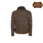 Men Brown Shearling Leather Jacket Sale | Urban Leather Wear