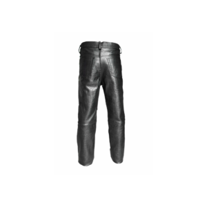 Leather Bikers Pants Black Alligator Crocodile Print | Urban Leather Wear