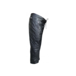 Men Black Leather Trouser laced | Urban Leather Wear
