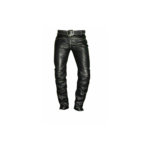 Leather Motorbike Biker Trouser With Zip | Urban Leather Wear