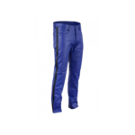 Men Blue Leather Biker Pant | Urban Leather Wear