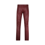 Men Leather Pant Trouser burgundy | Urban Leather Wear