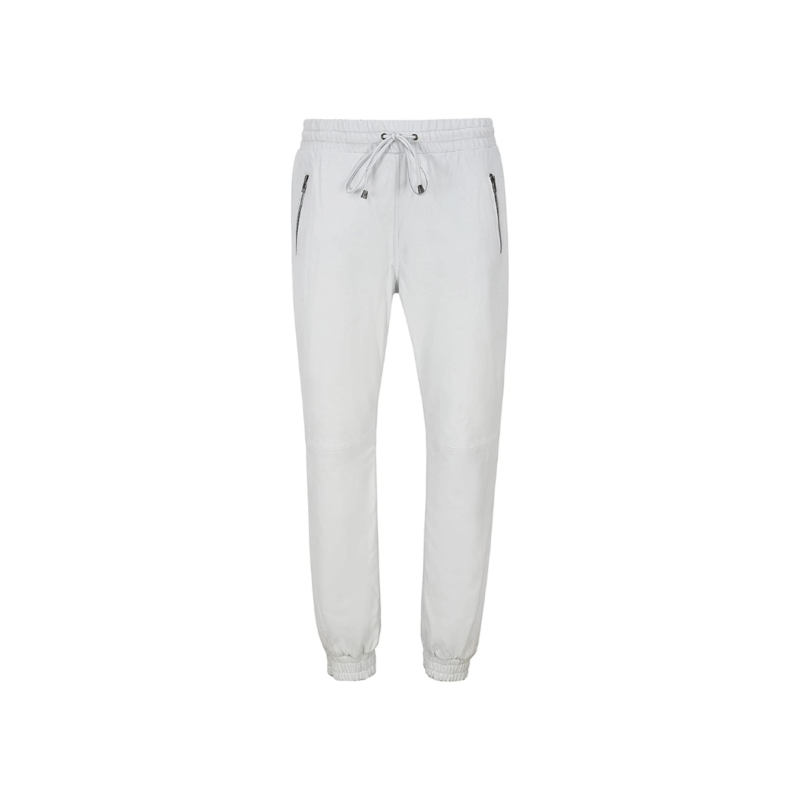 Leather Pants Biker Trouser White | Urban Leather Wear
