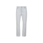 Leather Pants Biker Trouser White | Urban Leather Wear