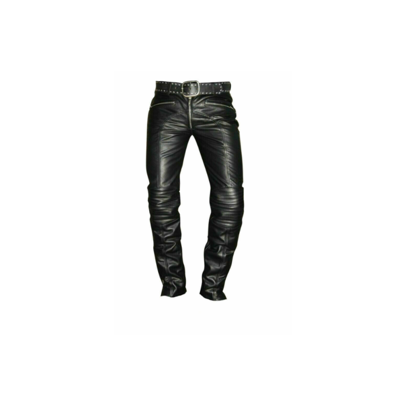 Leather Breeches Motorbike Biker Pants | Urban Leather Wear