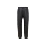 Leather Trousers Black Napa Sweat Track Pant | Urban Leather Wear