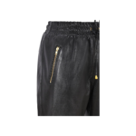 Leather Trousers Black Napa Sweat Track Pant | Urban Leather Wear