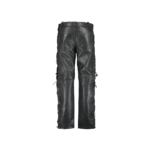 Men Slim fit Leather Cargo Pants | Urban Leather Wear