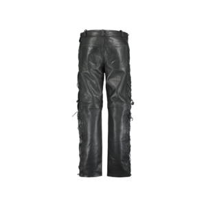 Men Slim fit Leather Cargo Pants | Urban Leather Wear
