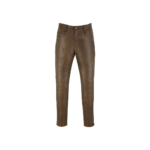 Vintage Distressed Brown Leather Trousers | Urban Leather Wear