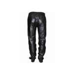 Leather Black Strip Pant Slim Fit Trouser | Urban Leather Wear
