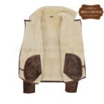 Mens B3 Bomber Aviator WWII Shearling Leather Jacket | Urban Leather Wear