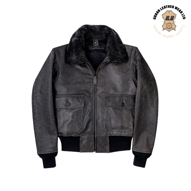 US Navy G-1 Leather Flight Bomber Jacket | Urban Leather Wear