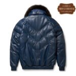 Navy-Dark-Blue-Leather-V-Bomber-Jacket-for-Men-URBAN-LEATHER-WEAR-LTD-9756551.jpg Navy Dark Blue Leather V-Bomber Jacket for Men | Urban Leather Wear