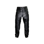 Padded Biker Leather Trousers Pants | Urban Leather Wear