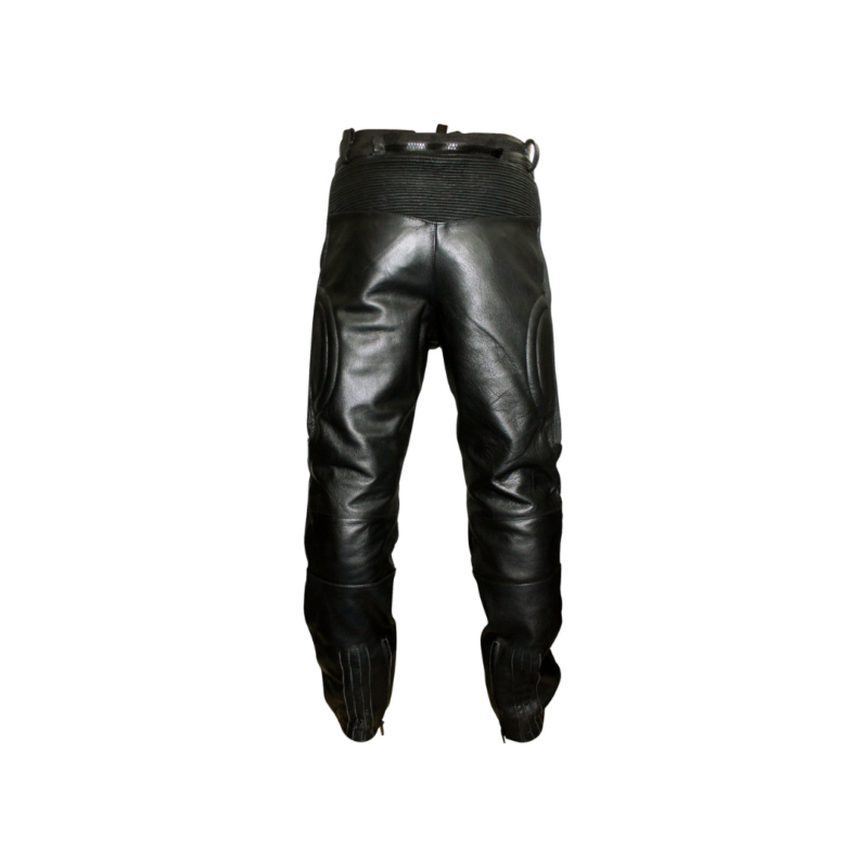 Padded Biker Leather Trousers Pants | Urban Leather Wear