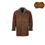 RAF Aviator Brown Shearling Fur Leather Coat | Urban Leather Wear