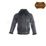 RAF Leather bomber jacket black | Urban Leather Wear