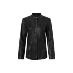 Regular fitting Leather Shirt  – Black | Urban Leather Wear