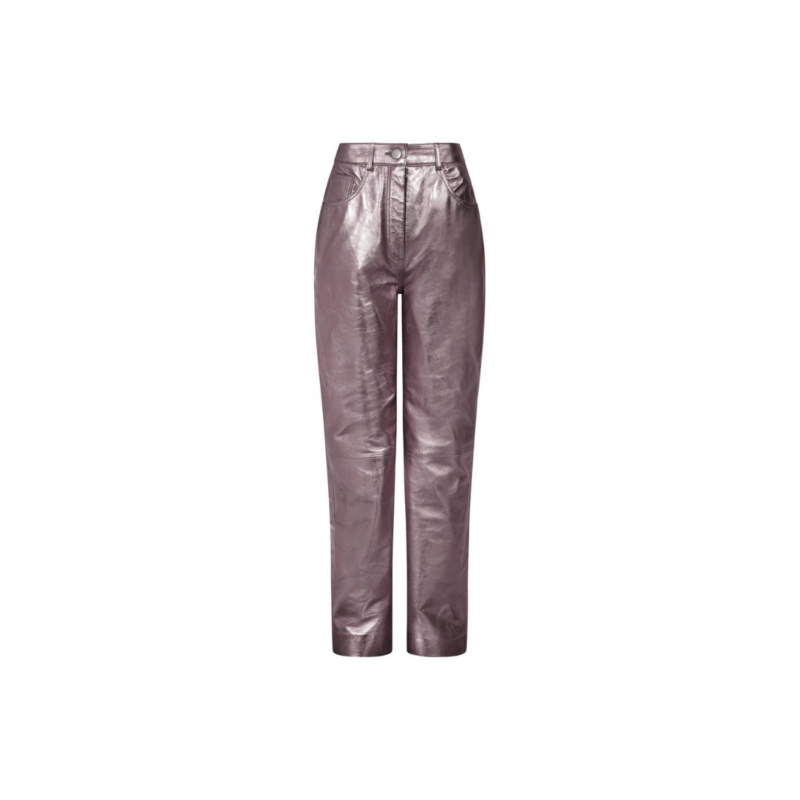 StraightLegLeathertrousersPurple.png Straight Leg Leather trouser Purple | Urban Leather Wear