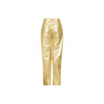 Straight Leg Leather trousers golden | Urban Leather Wear