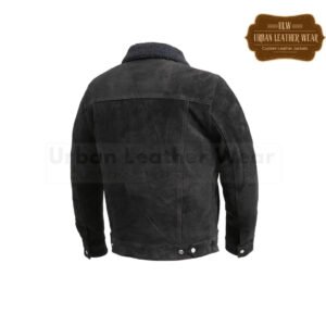 Suede trucker jacket men | Urban Leather Wear