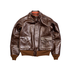 Type A-2 Leather Jacket Seal Brown