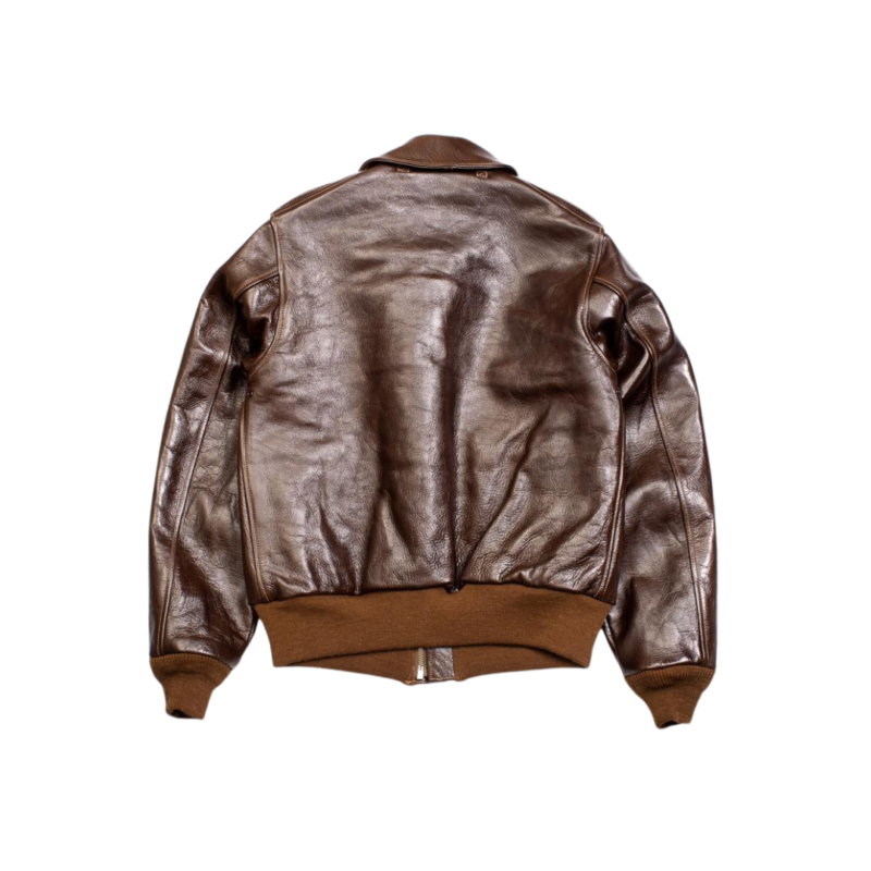 Type A-2 Leather Jacket Seal Brown | Urban Leather Wear