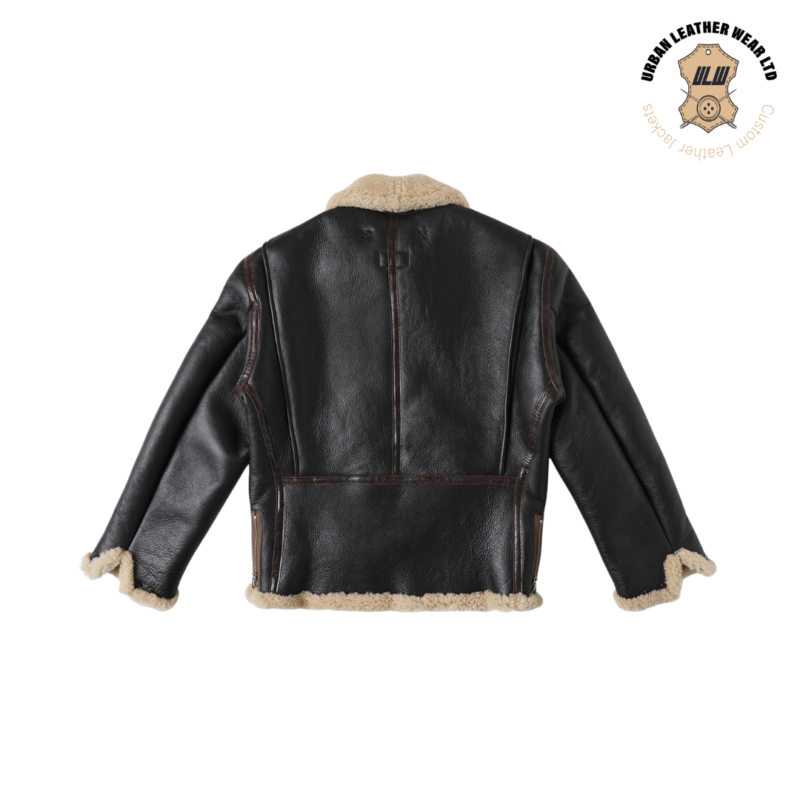 USAAF Type B-6 Black Flight Jacket | Urban Leather Wear