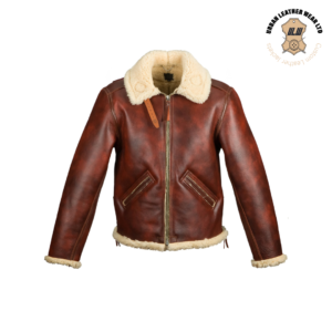 USAAF Type B-6 Leather Brown Bomber Jacket