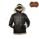 Women B3 Bomber Leather shearling Jacket | Urban Leather Wear